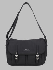 A.P.C Men's Borsa Spalla Archive Con Fibbia Black