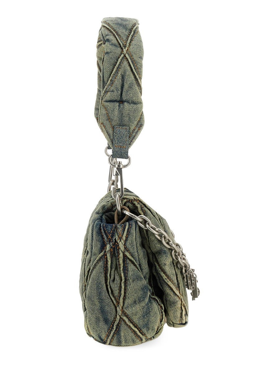 Diesel Women's Charm Small Shoulder Bag Grey Diesel