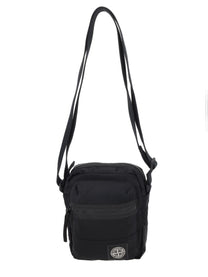 Stone Island Men's Borsa Tracolla in Nylon Metal Black