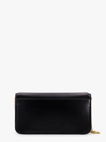 Saint Laurent Women's Cassandre Monogram Leather Crossbody Bag Black
