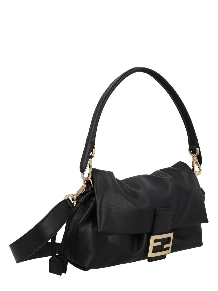 Fendi Women's Baguette® Soft Medium Bag Black, view 3