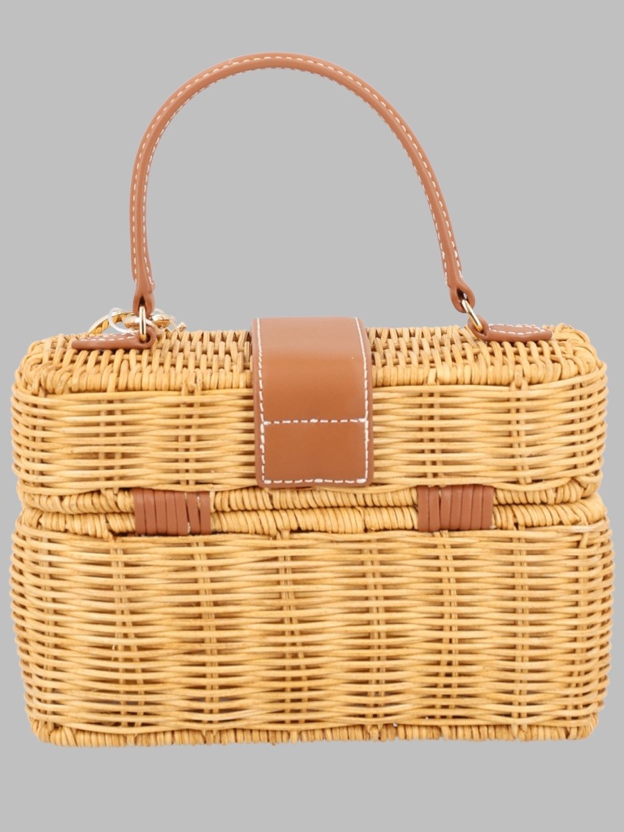 self-portrait Women's Borsa Basket Cherry Charm Mini Brown