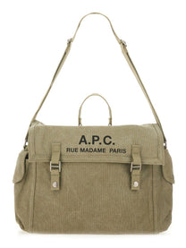 A.P.C Men's Besace Récupération Bag Green