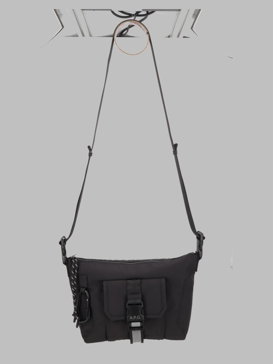 A.P.C Men's Borsa Besace Trek Black