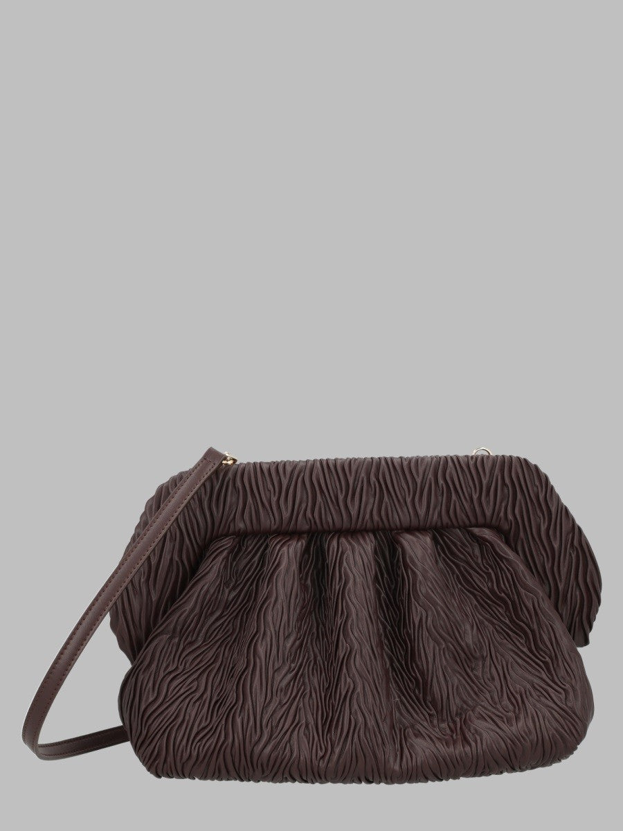 Themoirè Women's Borsa Bios Large Arricciata Brown