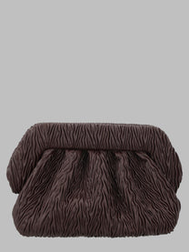 Themoirè Women's Borsa Bios Large Arricciata Brown