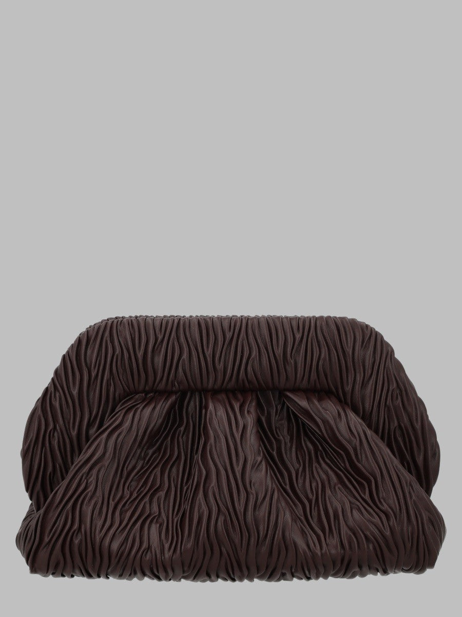 Themoirè Women's Borsa Bios Medium Arricciata Brown