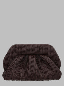 Themoirè Women's Borsa Bios Medium Arricciata Brown