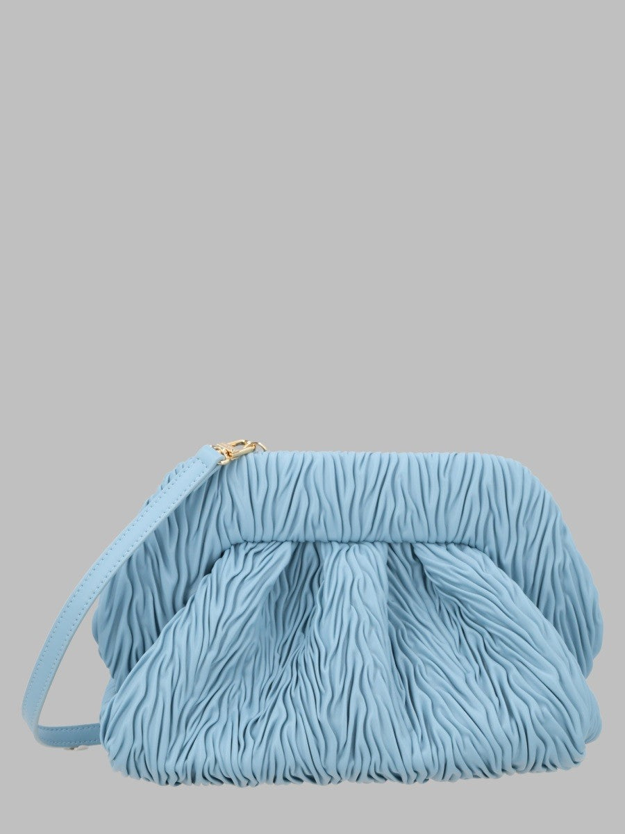 Themoirè Women's Borsa Bios Medium Arricciata Blue