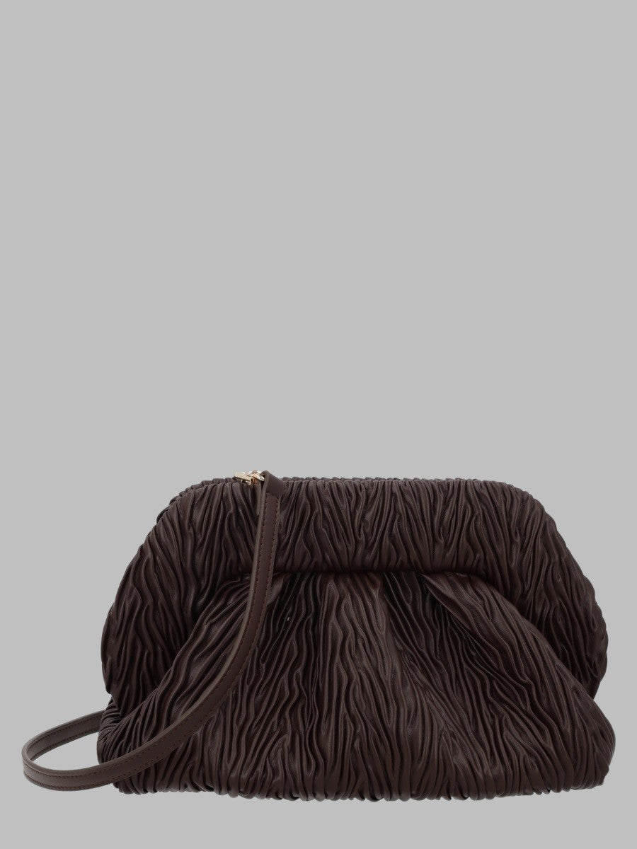 Themoirè Women's Borsa Bios Medium Arricciata Brown