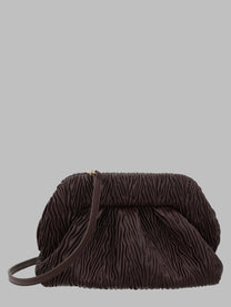 Themoirè Women's Borsa Bios Medium Arricciata Brown