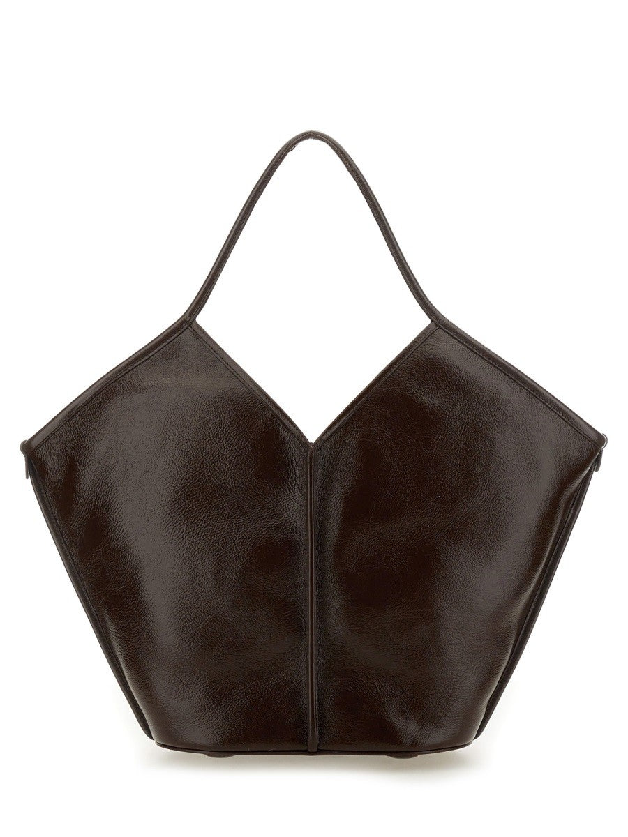 Hereu Women's Borsa Calella Distressed Brown Hereu