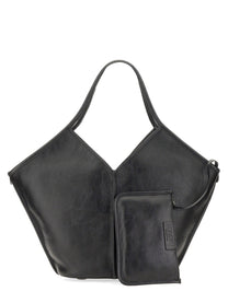Hereu Women's Borsa Calella Distressed Black Hereu