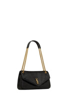 Saint Laurent Women's Calypso Bag Black, view 2