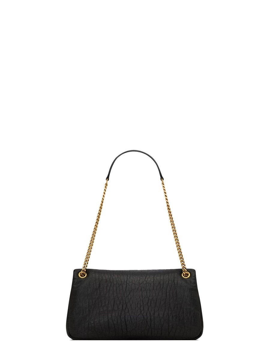 Saint Laurent Women's Calypso Bag Black, view 3