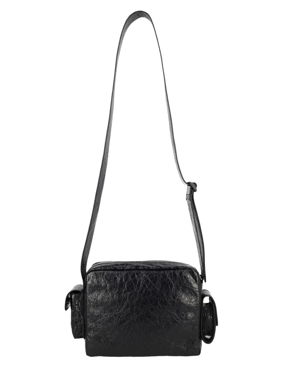 Balenciaga Men's Camera Superbusy Bag Black