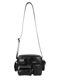 Balenciaga Men's Camera Superbusy Bag Black