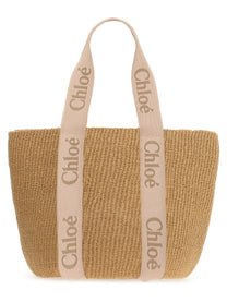 Chloé Women's Borsa Cesto Woody Large Beige