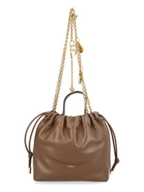 Chloé Women's Borsa Chloé Icons Con Catena Brown