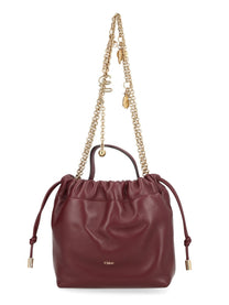 Chloé Women's Borsa Chloé Icons Con Catena Red