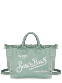 Mc2 Saint Barth Women's Borsa Colette in Canvas Green