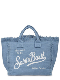 Mc2 Saint Barth Women's Borsa Colette in Lino Blue