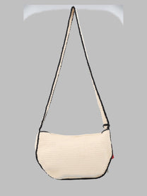 Vivienne Westwood Women's Borsa Crochet Lucky Halfmoon Beige