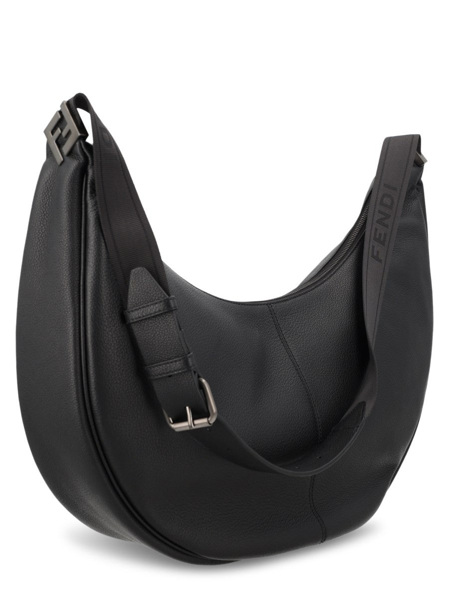 Fendi Men's Borsa Fendi Melon Large Black