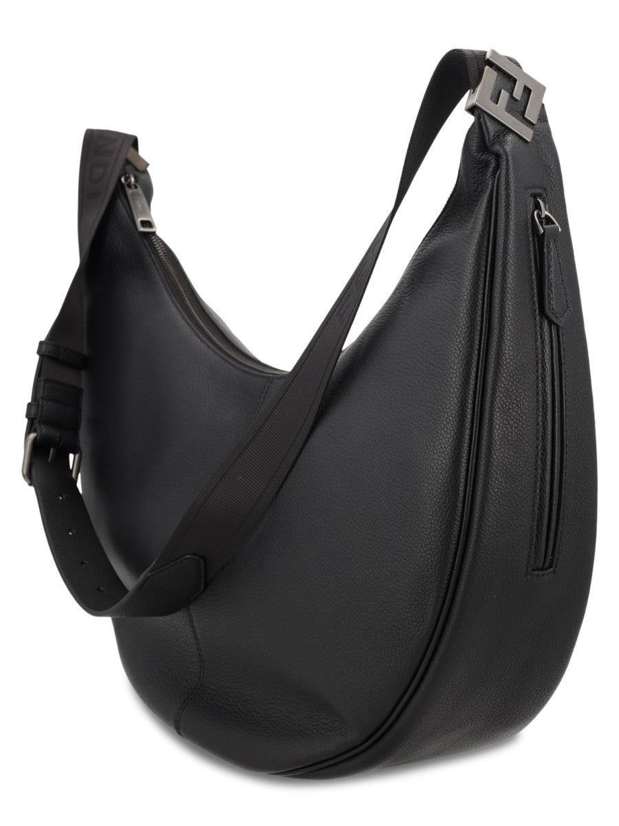 Fendi Men's Borsa Fendi Melon Large Black