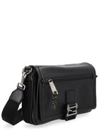 Fendi Men's Flux Messenger Bag Black, view 4