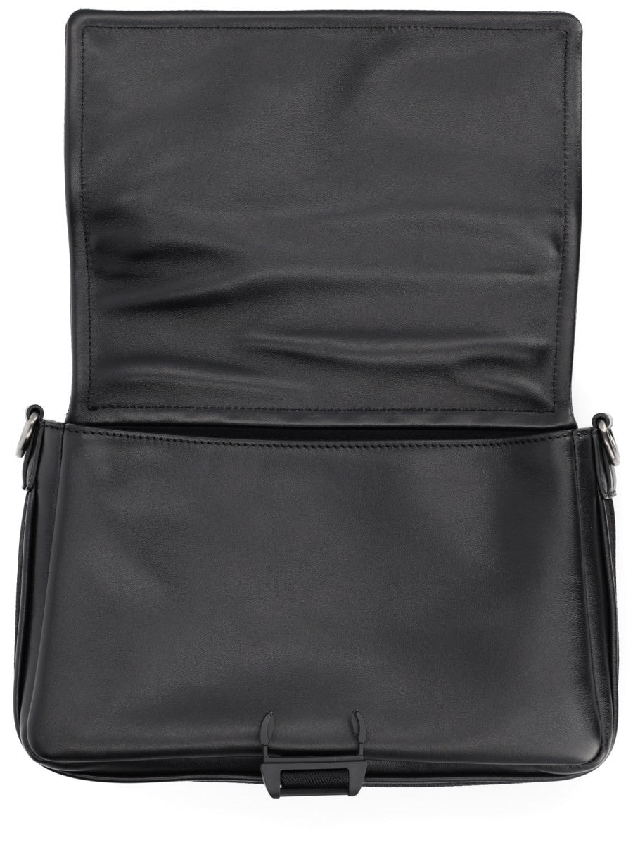 Fendi Men's Borsa Flux Messenger Black