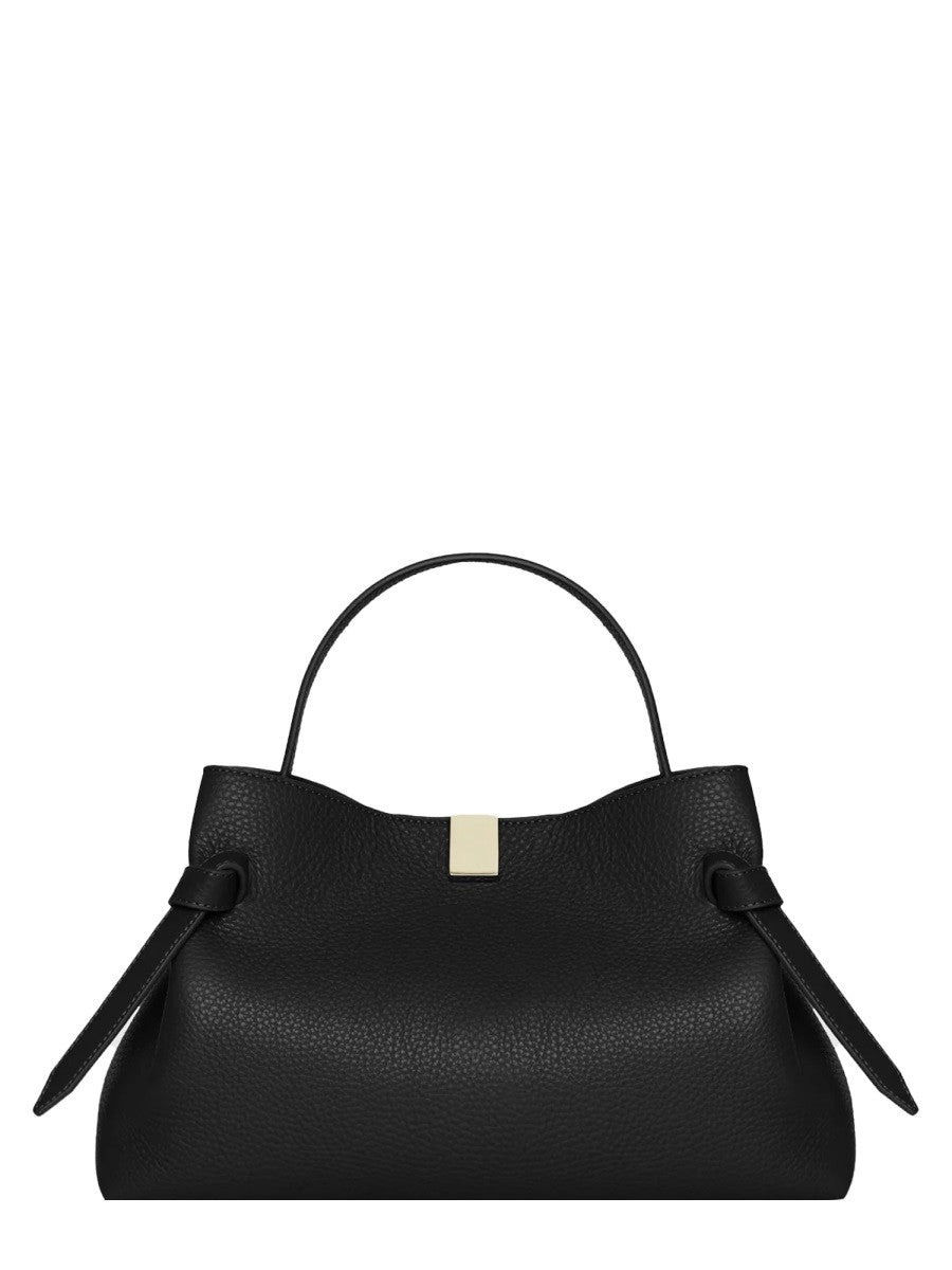 Yuzefi Women's Borsa Gyoza in Pelle Black