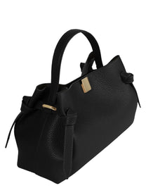 Yuzefi Women's Borsa Gyoza in Pelle Black