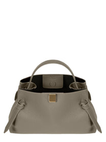 Yuzefi Women's Borsa Gyoza in Pelle Beige