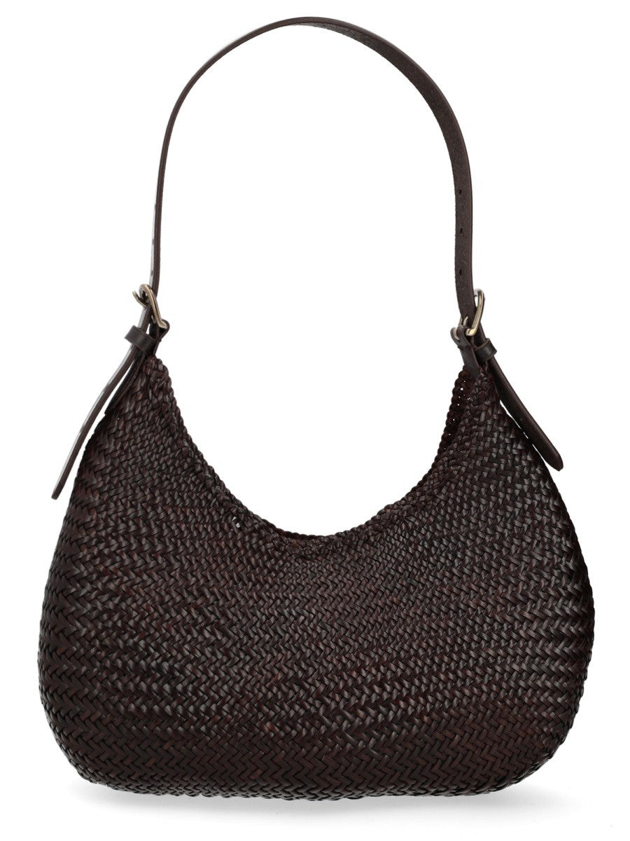 Dragon Diffusion Women's Borsa Half Moon Brown