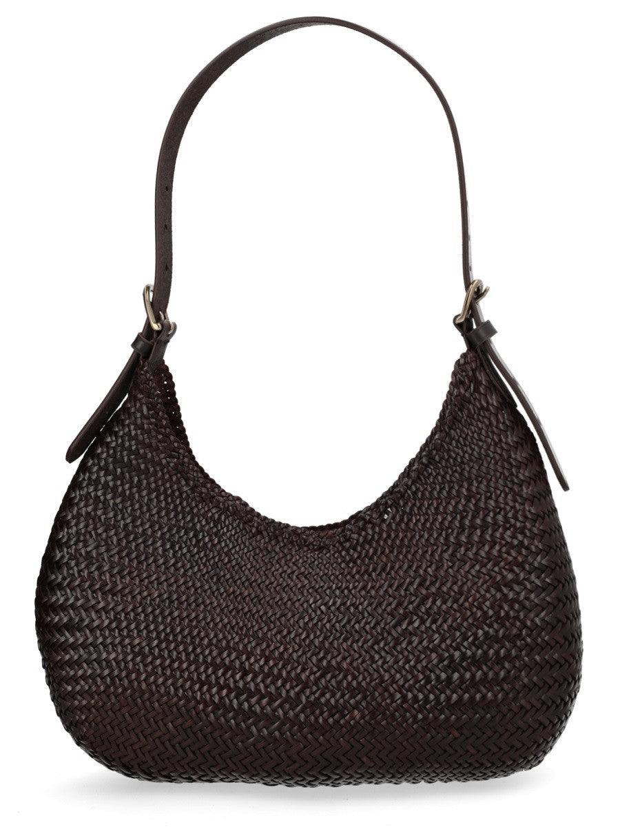Dragon Diffusion Women's Borsa Half Moon Brown