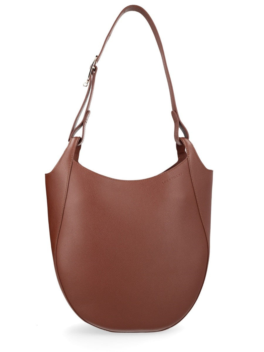Longchamp Women's Borsa Hobo LE Foulonné Large Brown