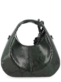 Ganni Women's Hobo Mini Bag Green, view 3