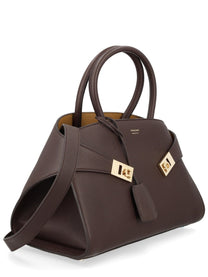Ferragamo Women's Borsa Hug Medium Brown