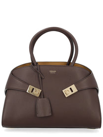 Ferragamo Women's Borsa Hug Medium Brown