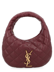 Saint Laurent Women's Nappa Quilted Icarino Bag Red