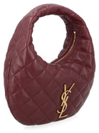 Saint Laurent Women's Nappa Quilted Icarino Bag Red, view 3