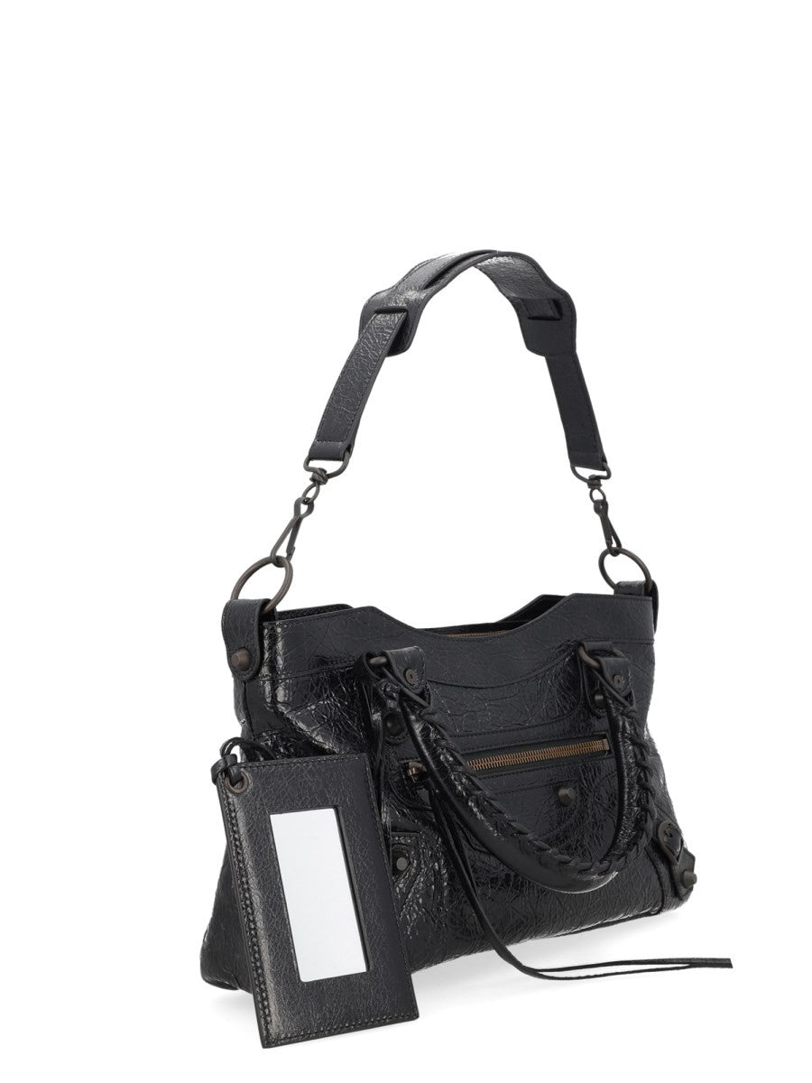 Balenciaga Women's LE City First Bag Black