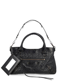 Balenciaga Women's LE City First Bag Black