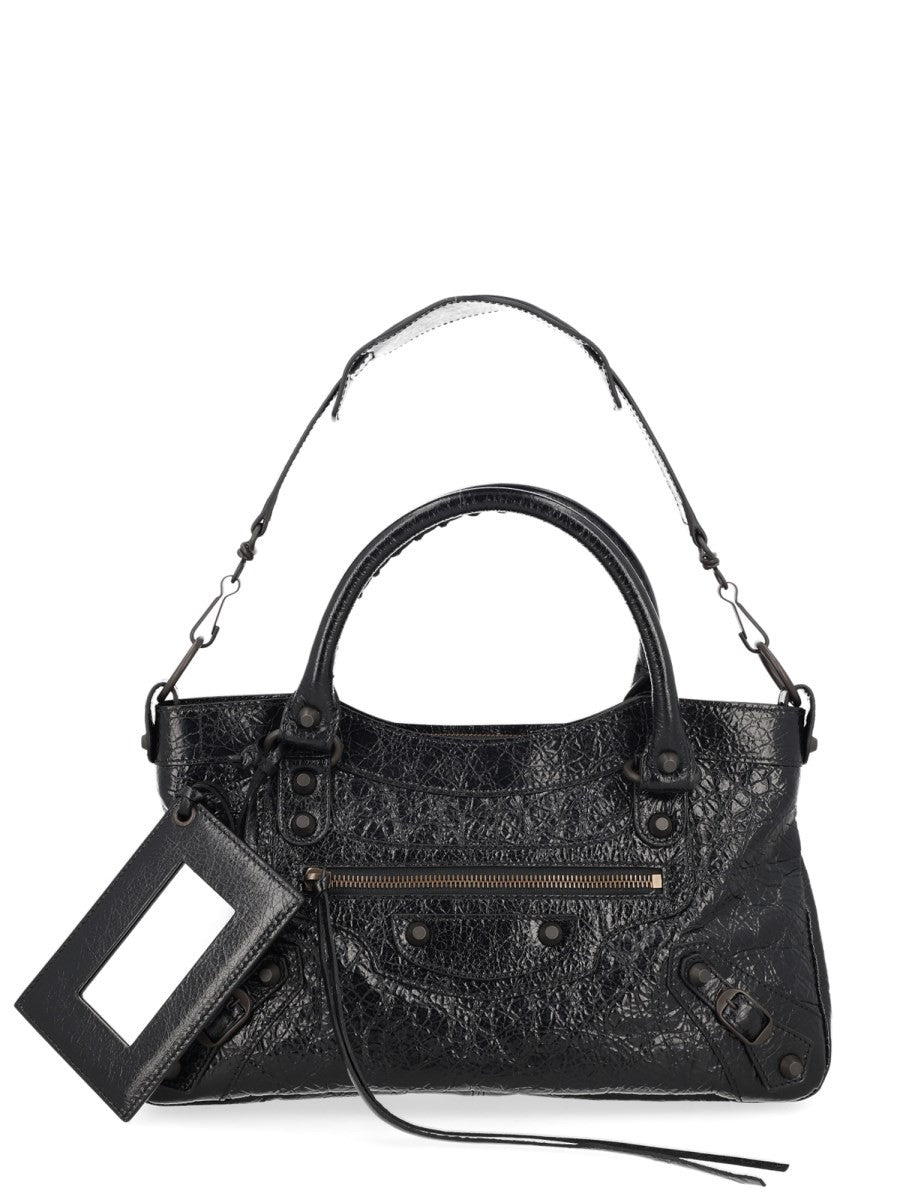 Balenciaga Women's LE City First Bag Black