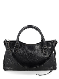 Balenciaga Women's LE City First Bag Black