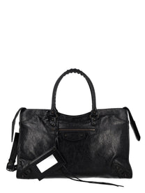 Balenciaga Men's Le City Large Bag Black