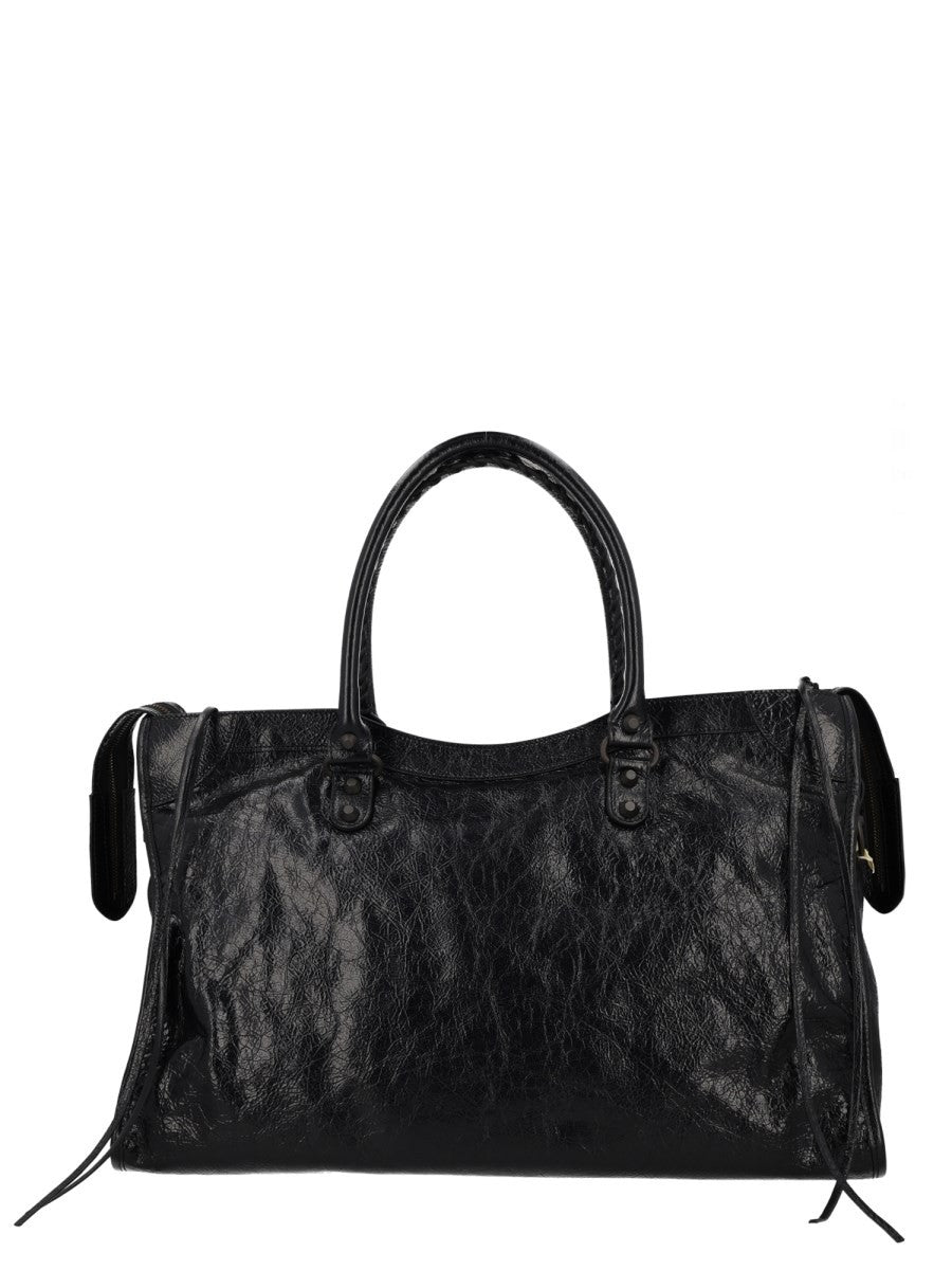 Balenciaga Men's Le City Large Bag Black