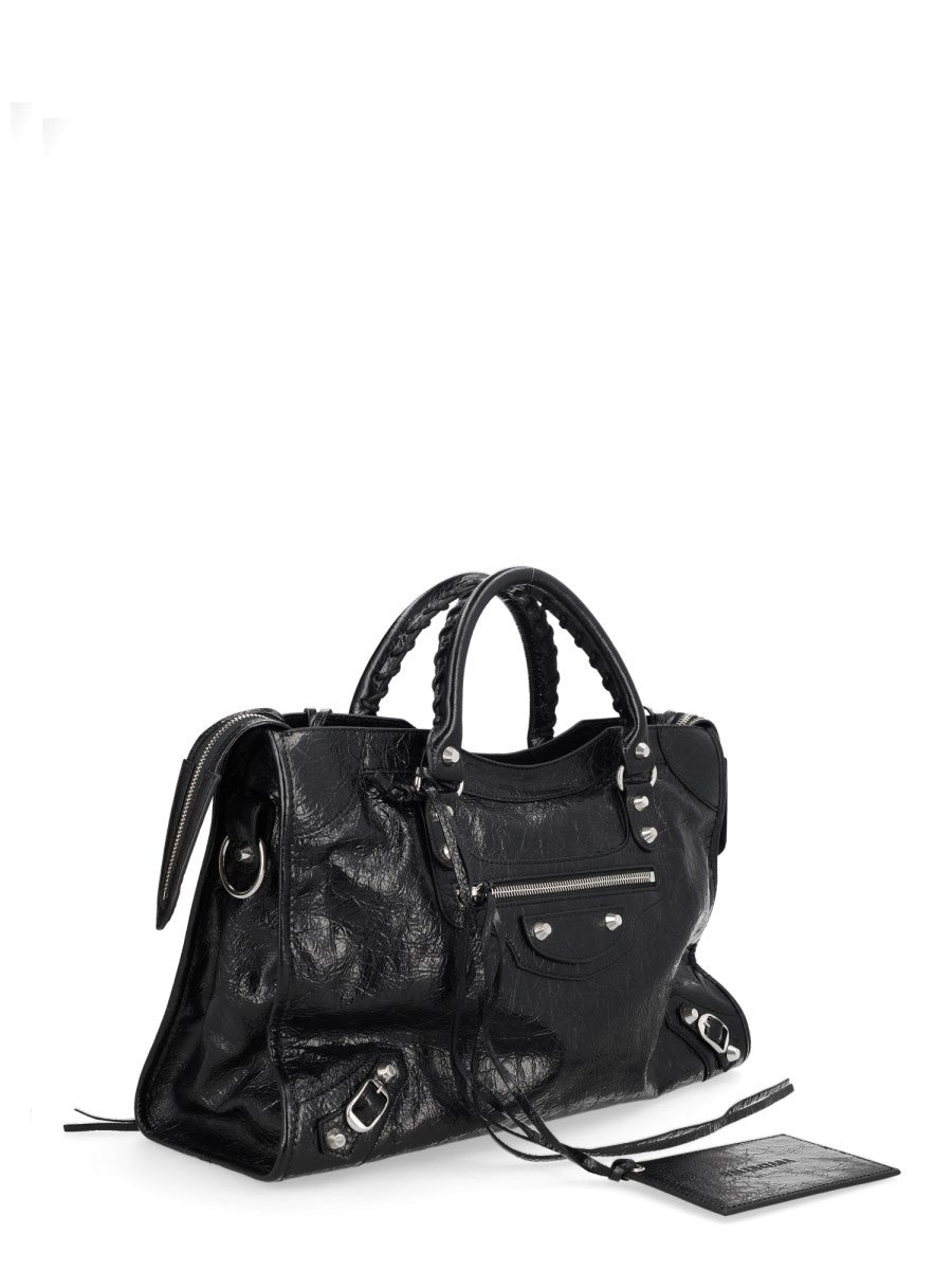 Balenciaga Women's LE City Medium Bag Black, view 3