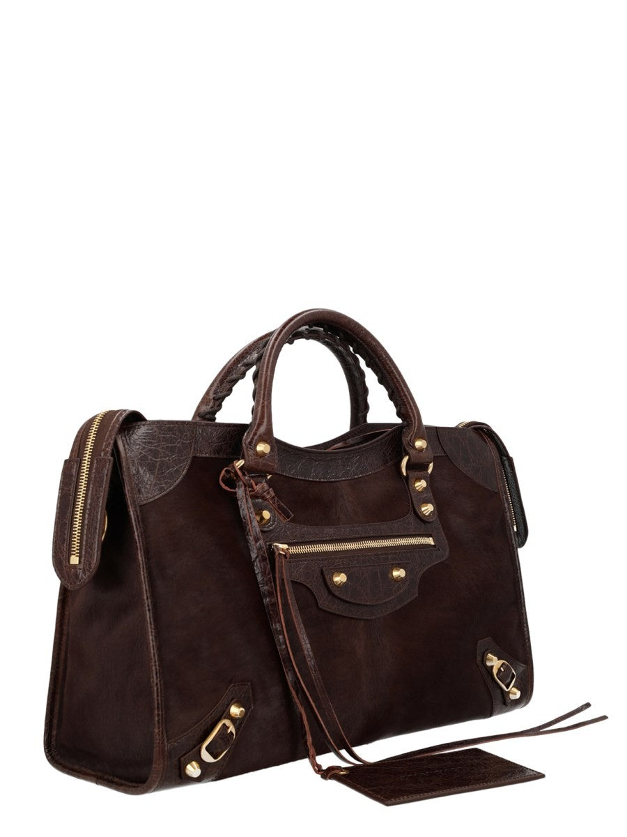 Balenciaga Women's Le City Medium Bag Brown